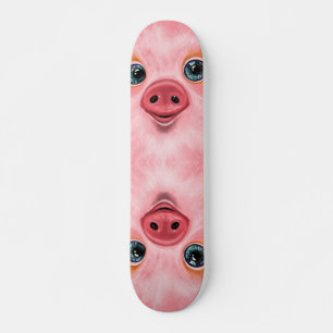 Roze Skateboard van baby Piglet - Smile