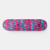Roze skateboard van het flessenplank van de luis (Horizontaal)