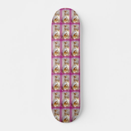 roze skateboard van mermaids (Voorkant)