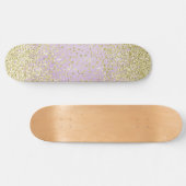 Roze skateboard van Sparkle Glitter (Horizontaal)