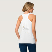 Roze Skelet Esthetiek Tanktop (Volledige Achterkant)