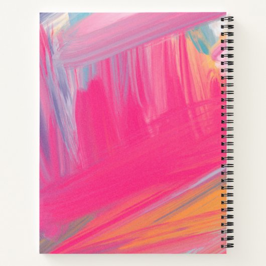 roze sketchbook - boek (Achterkant)