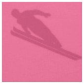 Roze ski-patroon stof (Close Up)