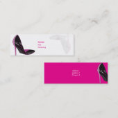 Roze - Skinny Mini Visitekaartje (Voorkant / Achterkant)