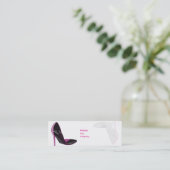 Roze - Skinny Mini Visitekaartje (Staand voorkant)