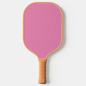 Roze Skull White en tan pickleball paddle (Achterkant)