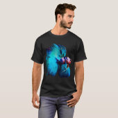 Roze skunk clownvis t-shirt (Voorkant volledig)
