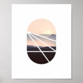 Roze Sky | Abstract fotoPoster Poster (Voorkant)