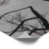 Roze Sky Stripe Poster (Hoek)