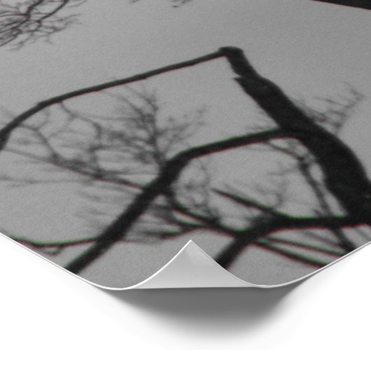 Roze Sky Stripe Poster (Hoek)