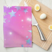 Roze Sky Theedoek (Quarter Fold)