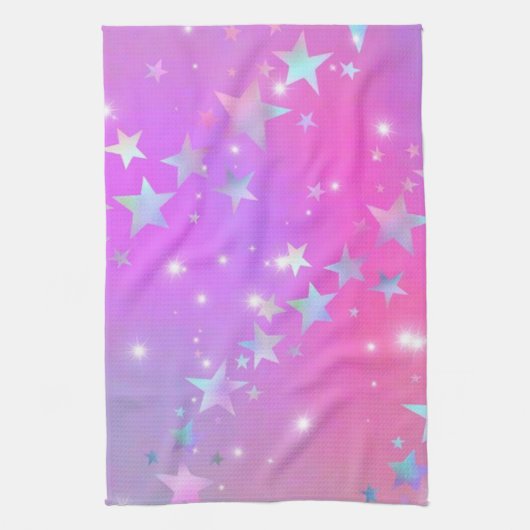 Roze Sky Theedoek (Verticaal)