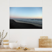 Roze skyline poster (Keuken)