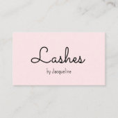 Roze sla Beauty Salon Simple Visitekaartje (Voorkant)