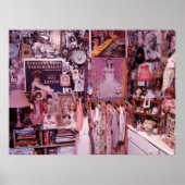 Roze Slaapkamer Clutter Poster (Voorkant)