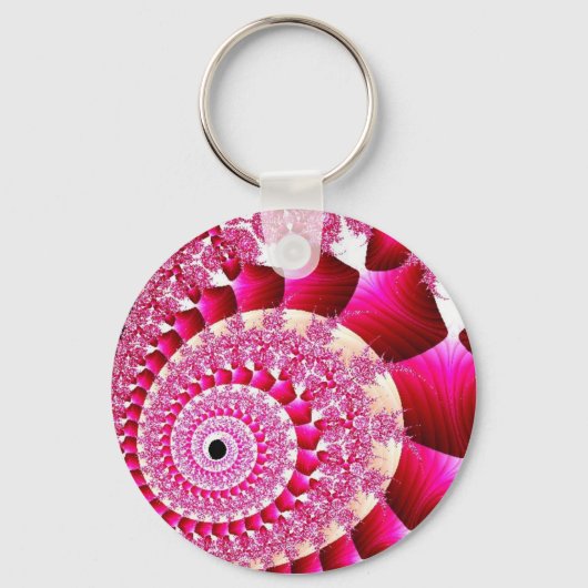 roze slak sleutelhanger (Voorkant)