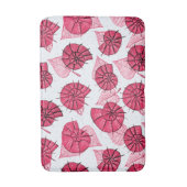 Roze slakken Pattern Girly Zoology Badmat (Voorkant Verticaal)