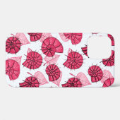 Roze slakken Pattern Girly Zoology Case-Mate iPhone Case (Achterkant (horizontaal))