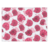 Roze slakken Pattern Girly Zoology Tafelkleed (Voorkant (Horizontaal))