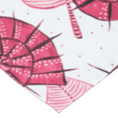 Roze slakken Pattern Girly Zoology Tafelkleed (Gekanteld)