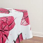 Roze slakken Pattern Girly Zoology Tafelkleed (Voorbeeld)