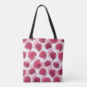 Roze slakken Pattern Girly Zoology Tote Bag (Achterkant)