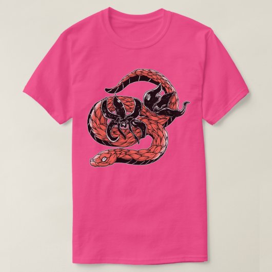Roze slang 2 t-shirt (Design voorkant)