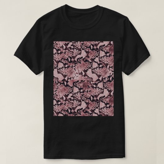 Roze slang Afdrukken Afbeelding T-shirt (Design voorkant)