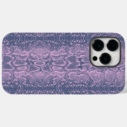 Roze Slang Skin Animal Print Case-Mate iPhone Case (Achterkant (horizontaal))