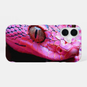 Roze slang telefoonhoesje iPhone 16 hoesje (Achterkant horizontaal)