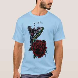 roze slangenbloem cobra tattoo fantasiesie t-shirt