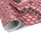 Roze slangenhuid cadeaupapier (Rol Hoek)