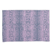 Roze Slangenhuid Dierenprint Kussensloop (Voorkant-Rechts)