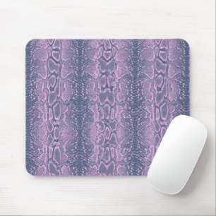 Roze Slangenhuid Dierenprint Muismat