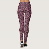 Roze Slangenprint Leggings (Achterkant)