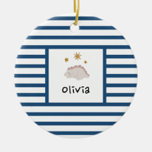 Roze slapy Baby Dino | Donkere blauwe strepe moder