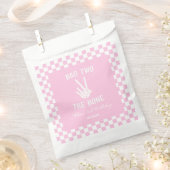 Roze Slechte Twee Het Bone Skelet 2e Verjaardagsfe Bedankzakje (Geknipt)