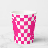 Roze Slechte Twee Het Bone Skelet 2e Verjaardagsfe Papieren Bekers (Links)