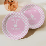 Roze Slechte Twee Het Bone Skelet 2e Verjaardagsfe Papieren Bordje<br><div class="desc">Dit is een Pink Bad Two The Bone Skeleton 2nd Birthday Party Paper Borden!</div>