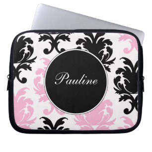 Roze Sleeves voor laptopmonogram