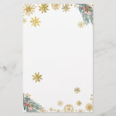 Roze Sleigh Winter Baby shower Mama of Papa (Achterkant)