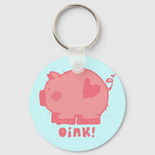 Roze! Sleutelhanger