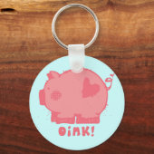 Roze! Sleutelhanger (Voorkant)