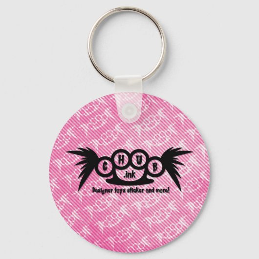 roze sleutelhanger (Voorkant)