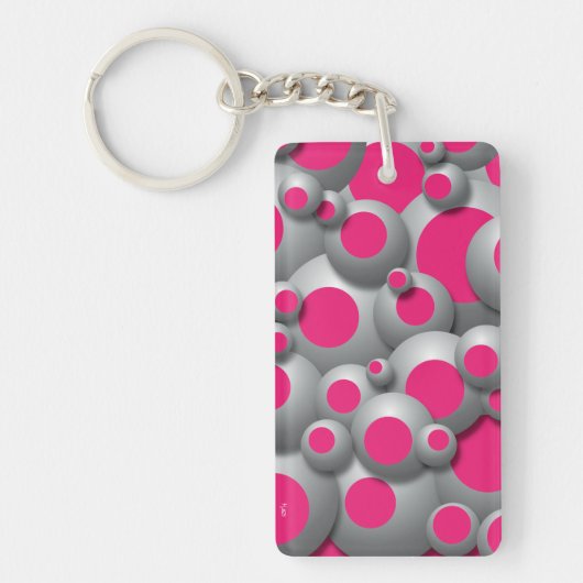 Roze Sleutelhanger in zakjes (Voorkant)