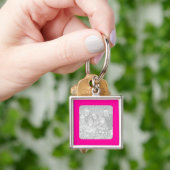 Roze Sleutelhanger met Frame (Hand)