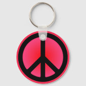 Roze Sleutelhanger van het Vredessymbool (Voorkant)