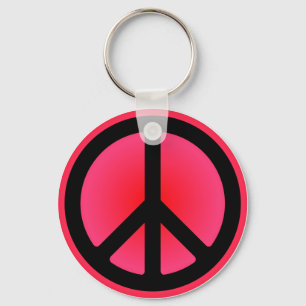 Roze Sleutelhanger van het Vredessymbool