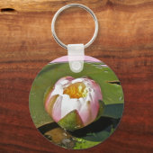 Roze Sleutelhanger voor de riolering van Lily Bud (Voorkant)