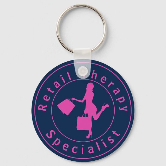 Roze Sleutelhanger voor detailhandel (Voorkant)